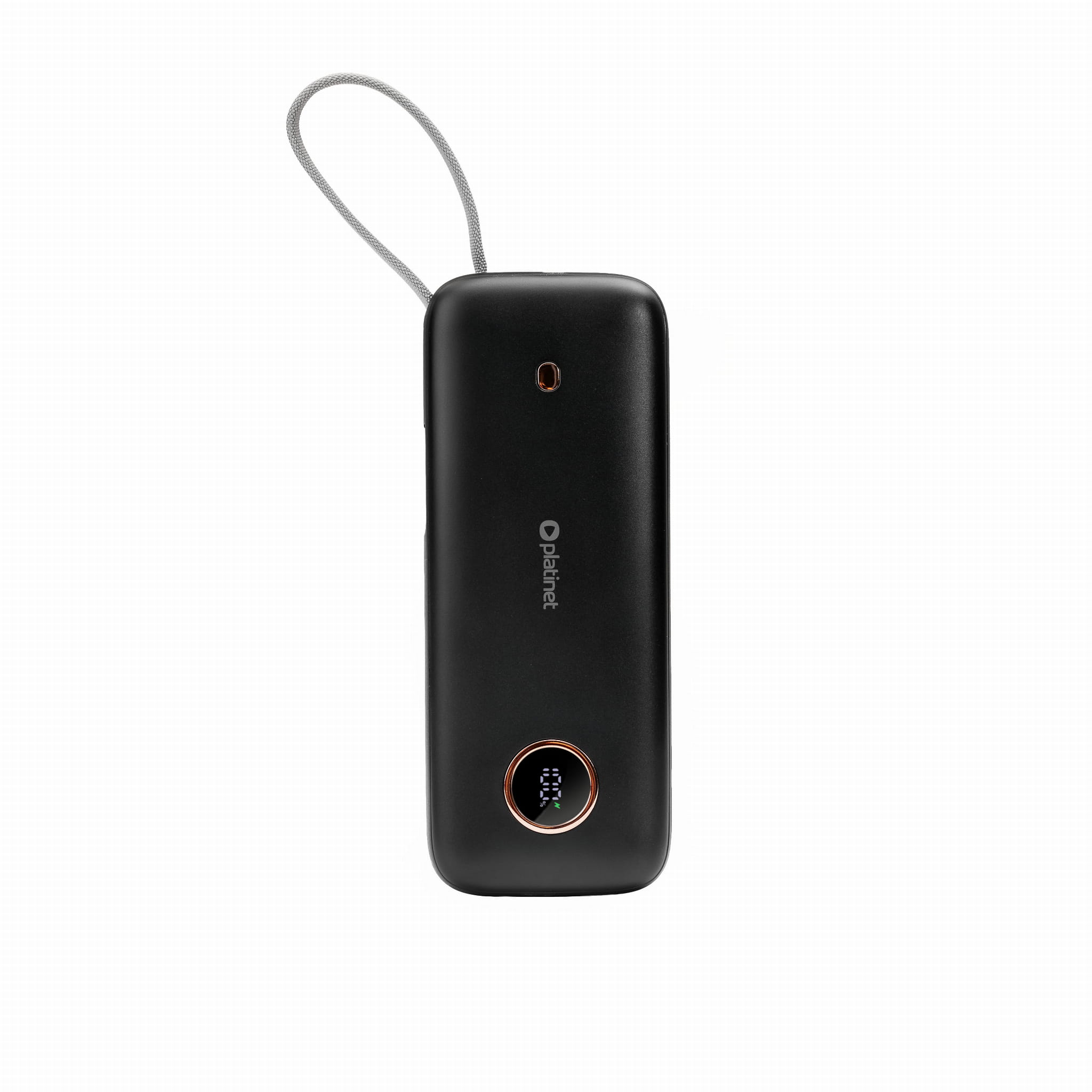 Platinet Powerbanka 20000 mAh 70W Power Delivery, 1xUSB-C, 1xUSB-A, kábel USB-C 1m, čierna 