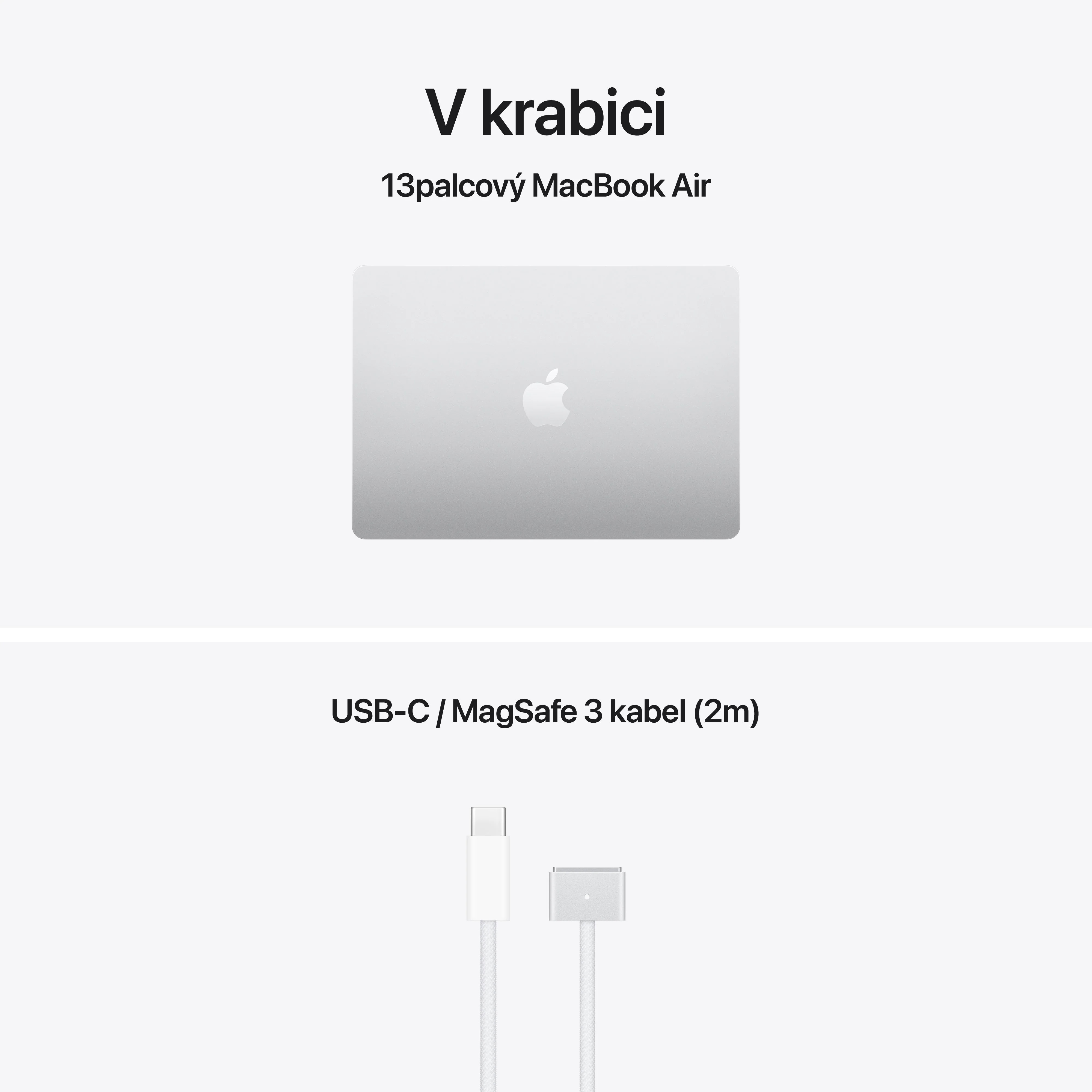 Apple MacBook Air 13"/ M5/ 13, 6"/ 2560x1664/ 16GB/ 512GB/ M5/ Tahoe/ Silver/ 1R 