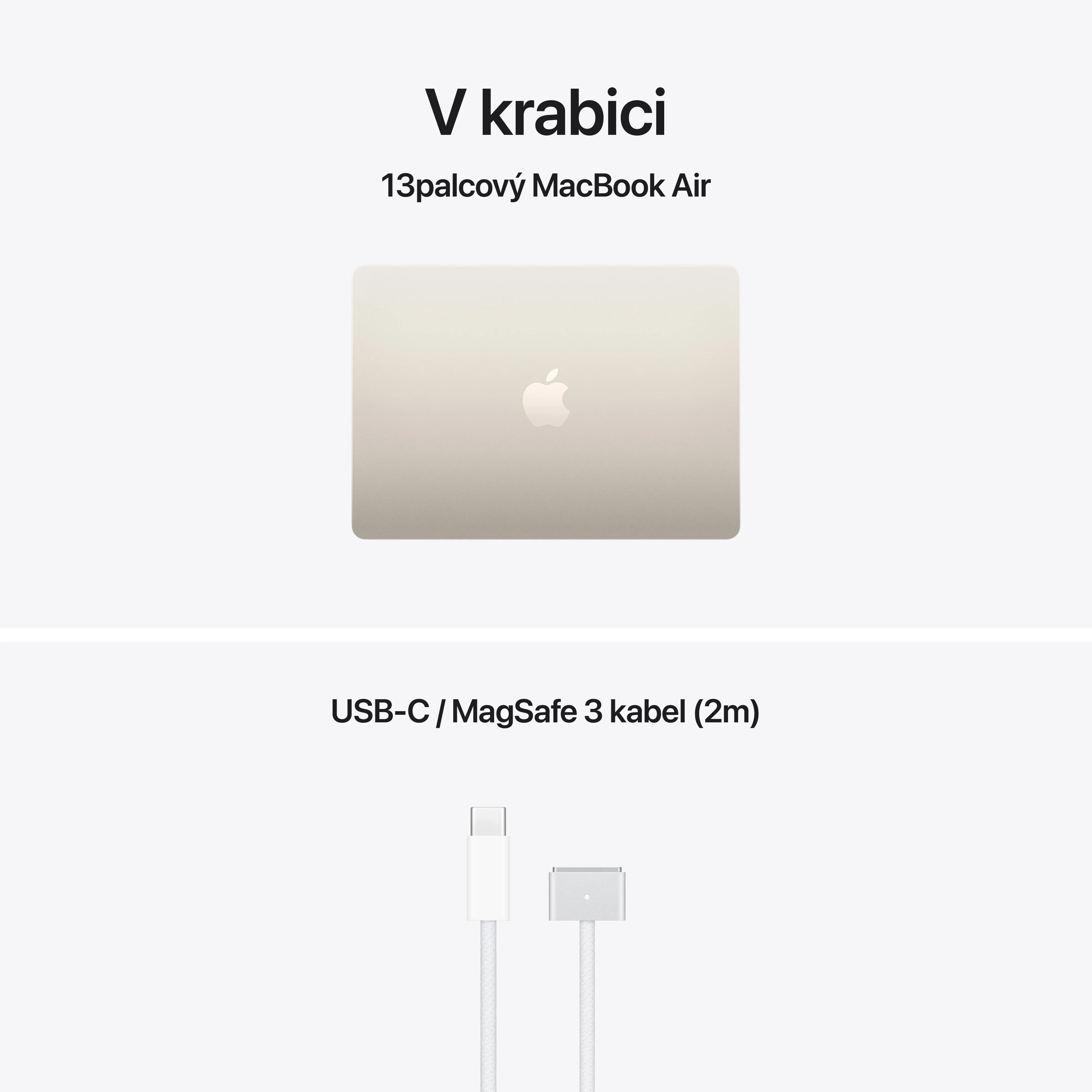 Apple MacBook Air 13"/ M5/ 13, 6"/ 2560x1664/ 16GB/ 1TB/ M5/ Tahoe/ Starlight/ 1R 