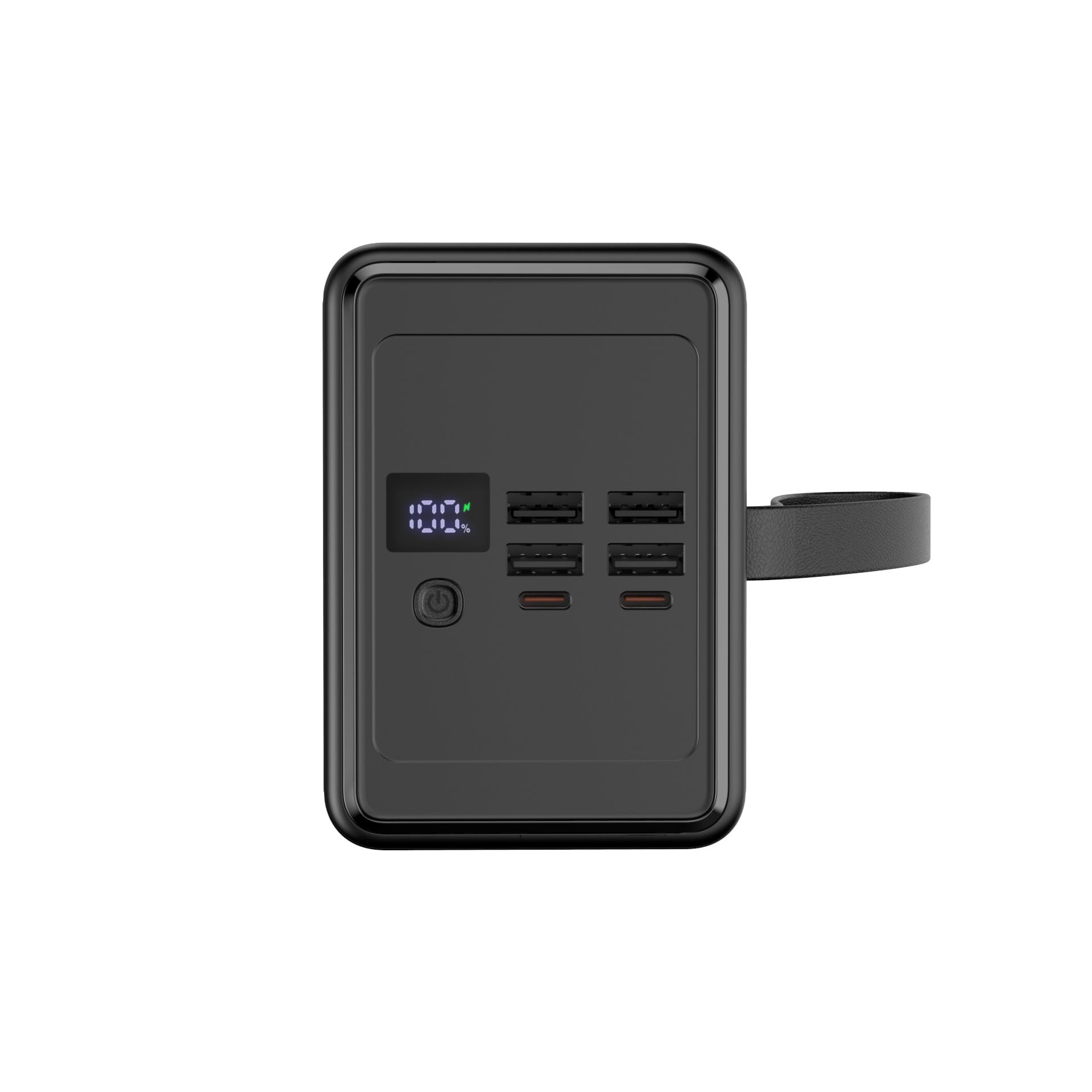 Platinet Powerbanka 80000 mAh 65W Power Delivery, 2xUSB-C, 4xUSB-A, kábel USB-C 1m, čierna 