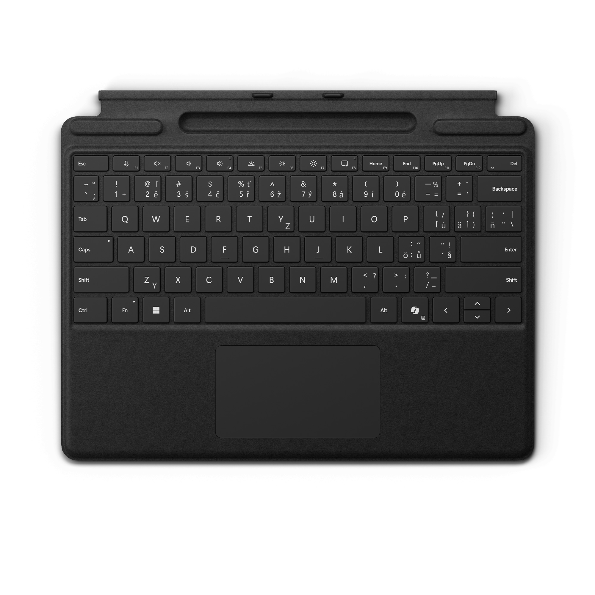 Microsoft Surface Pro Keyboard with Slim Pen Storage (Black), cz&sk (potlač) 