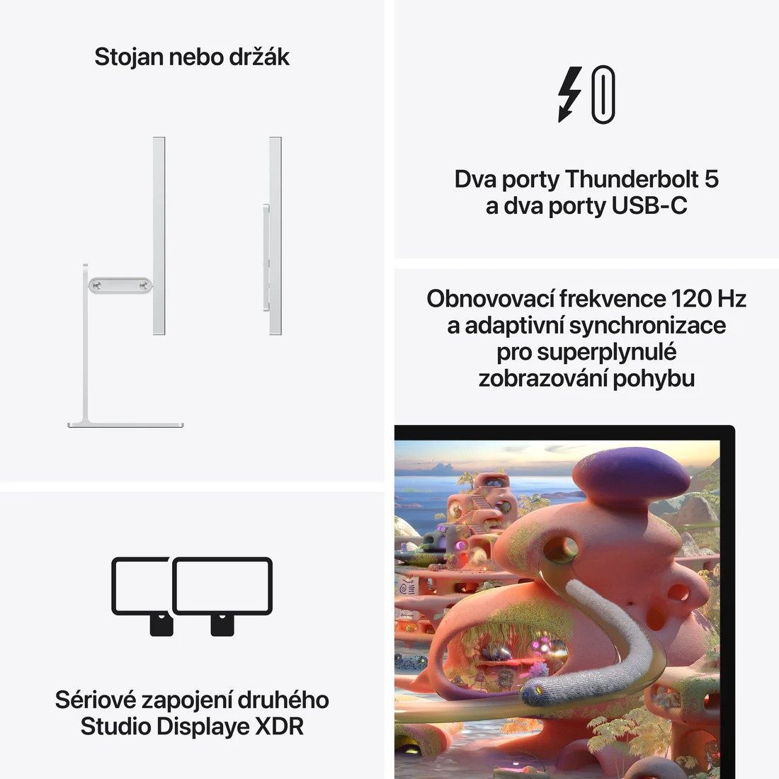 Štúdio Display XDR/ Standard glass/ Tilt&Height 