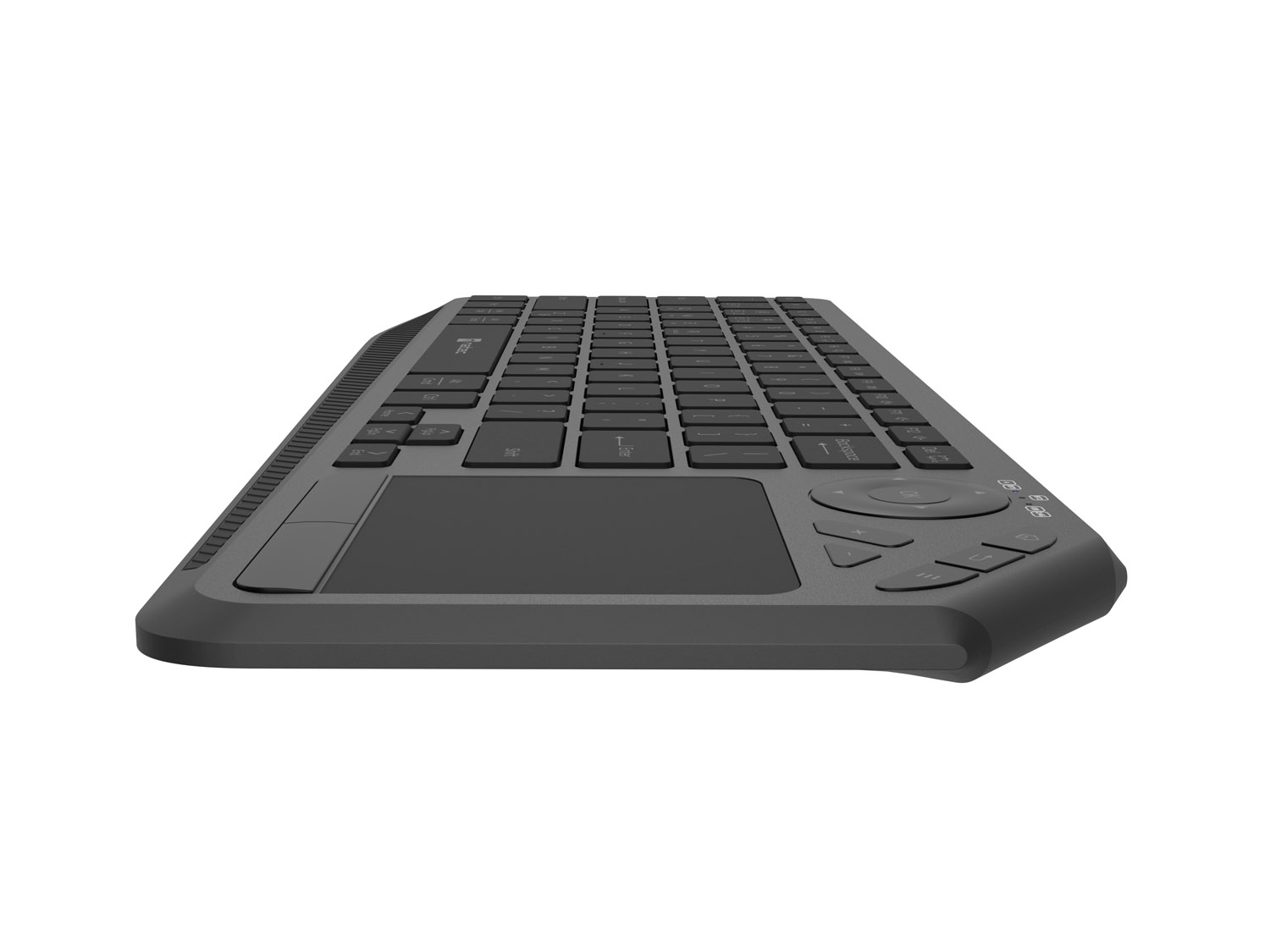 Bezdrôtová klávesnica pre Smart TV Natec TURBOT 2/ USB+BT/ US/ Čierna 