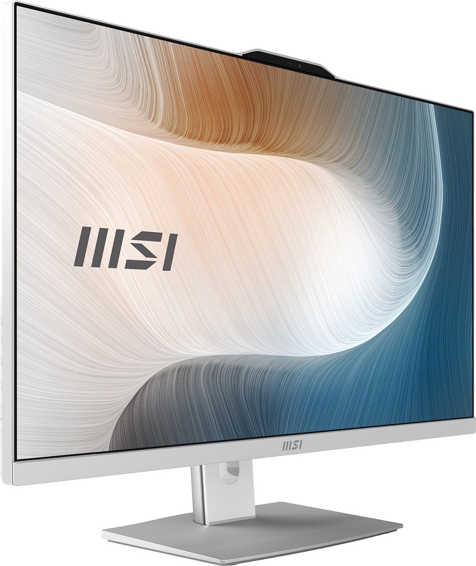 MSI Modern/ AM272P 12M/ 27"/ FHD/ i3-1215U/ 8GB/ 500GB/ Intel int/ bez OS/ Biela/ 2R 