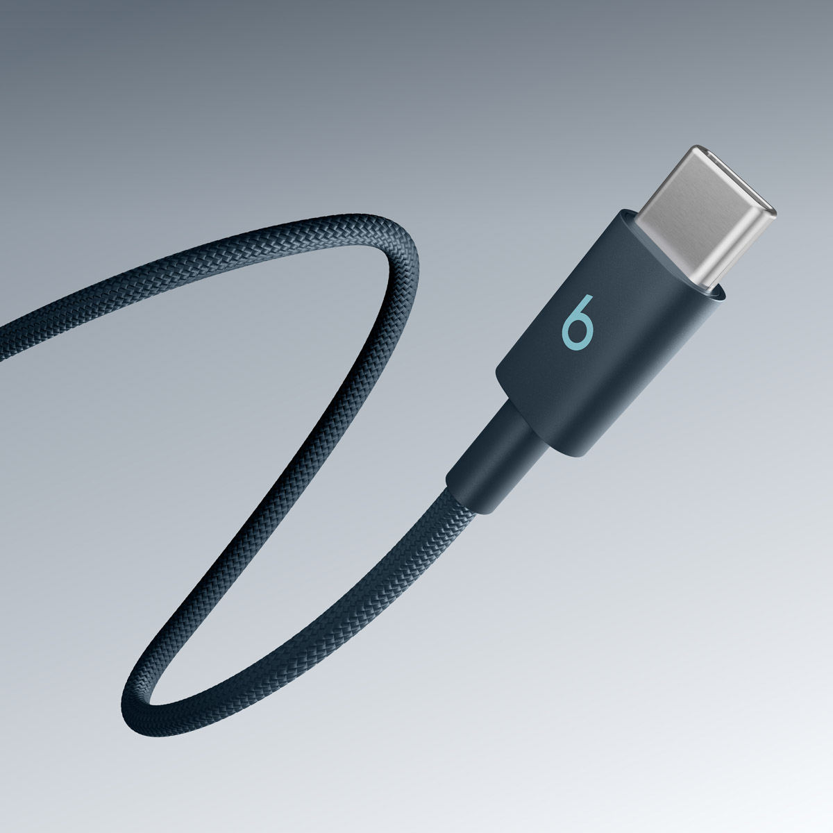 Beats 240W USB-C/ USB-C Braided Cable (3m)-N.Navy 