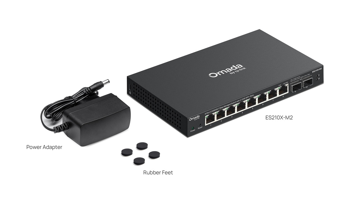 TP-Link ES210X-M2 Eas.Man.Sw.Omada 8x2.5GB+2xSFP 