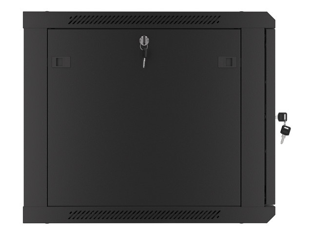 LANBERG RACKOVÁ SKRIŇA 19" PRO MONTÁŽ NA STENU 9U/ 600X600 PRO VLASTNÚ MONTÁŽ S KOVOVÝMI DVERAMI ČIERNA 