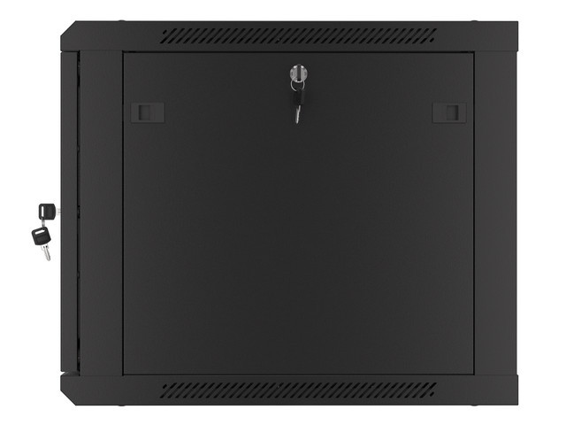 LANBERG RACKOVÁ SKRIŇA 19" PRO MONTÁŽ NA STENU 9U/ 600X600 PRO VLASTNÚ MONTÁŽ S KOVOVÝMI DVERAMI ČIERNA 