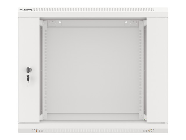 LANBERG RACKOVÁ SKRIŇA 19" PRO MONTÁŽ NA STENU 9U/ 600X600 (FLAT PACK) V2 ŠEDÁ 