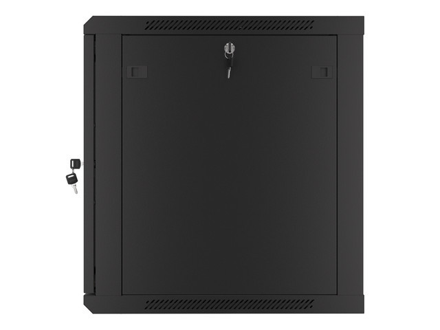 LANBERG RACKOVÁ SKRIŇA 19" NÁSTENNÁ 12U/ 600X600 PRO VLASTNÚ MONTÁŽ S KOVOVÝMI DVERAMI ČIERNA 