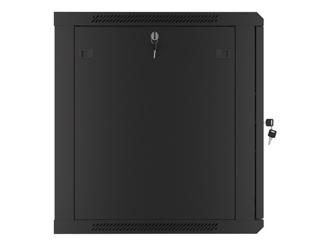LANBERG RACKOVÁ SKRIŇA 19" NÁSTENNÁ 12U/ 600X600 PRO VLASTNÚ MONTÁŽ S KOVOVÝMI DVERAMI ČIERNA 