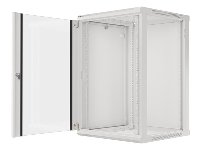 LANBERG 19" RACKOVÁ SKRIŇA PRO MONTÁŽ NA STENU 18U/ 600X600 (FLAT PACK) ŠEDÁ V2 