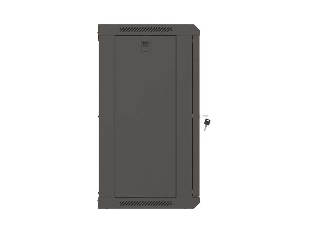LANBERG 19" RACKOVÁ SKRIŇA PRO MONTÁŽ NA STENU 12U/ 540X350 (PLOCHÉ BALENIE) S PROSKLENÝMI DVERMI ČIERNA 
