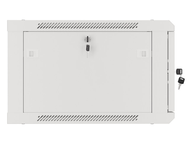 LANBERG 19" RACKOVÁ SKRIŇA PRO MONTÁŽ NA STENU 6U/ 600X600 (FLAT PACK) S PROSKLENÝMI DVERAMI ŠEDÁ V2 