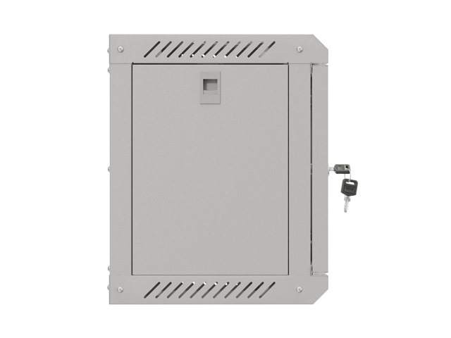 LANBERG RACKOVÁ SKRIŇA 10" NÁSTENNÁ 6U/ 300X300 (FLAT PACK) S PRESKLENÝMI DVERAMI ŠEDÁ 