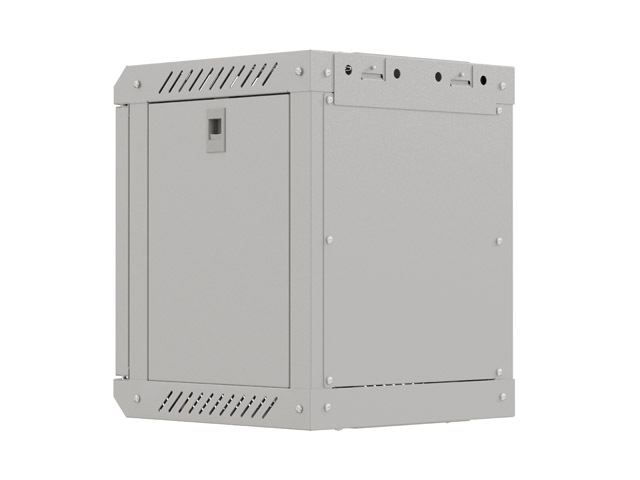 LANBERG RACKOVÁ SKRIŇA 10" NÁSTENNÁ 6U/ 300X300 (FLAT PACK) S PRESKLENÝMI DVERAMI ŠEDÁ 
