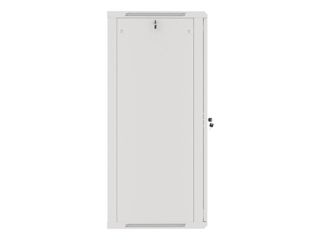 LANBERG RACKOVÁ SKRIŇA 19" NÁSTENNÁ 27U/ 600X600 (FLAT PACK) S PRESKLENÝMI DVERAMI ŠEDÁ V2 