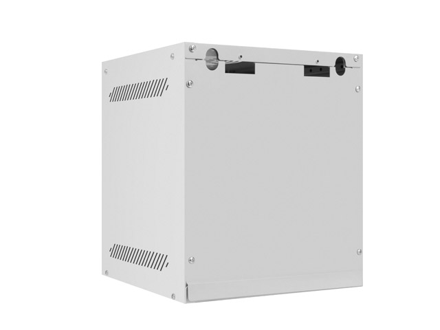 LANBERG RACKOVÁ SKRIŇA 10" NÁSTENNÁ 6U/ 280X310 (FLAT PACK) S PRESKLENÝMI DVERMI ŠEDÁ 