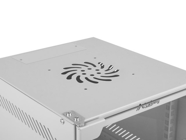 LANBERG RACKOVÁ SKRIŇA 10" NÁSTENNÁ 6U/ 280X310 (FLAT PACK) S PRESKLENÝMI DVERMI ŠEDÁ 