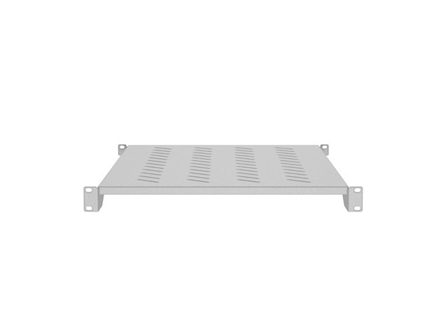 LANBERG POLICE PRO 19" SKRINE 1000MM ŠEDÁ (1U/ 483X700MM NOSNOSŤ DO 25KG, 4BODOVÁ MONTÁŽ) 