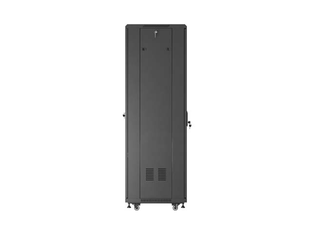 LANBERG 19" VOĽNE STOJÚCA RACKOVÁ SKRIŇA 37U/ 600X600 (FLAT PACK) S PRESKLENÝMI DVERAMI ČIERNA 
