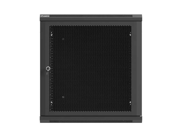 LANBERG NÁSTENNÁ INŠTALAČNÁ SKRIŇA 19" 12U 600X600 ČIERNE PERFOROVANÉ DVERE (PLOCHÉ BALENIE) 