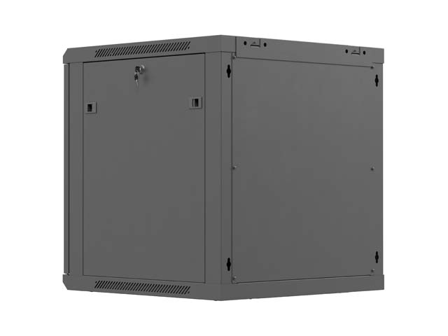 LANBERG NÁSTENNÁ INŠTALAČNÁ SKRIŇA 19" 12U 600X600 ČIERNE PERFOROVANÉ DVERE (PLOCHÉ BALENIE) 