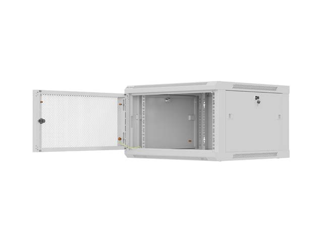 LANBERG NÁSTENNÁ INŠTALAČNÁ SKRIŇA 19" 6U 600X600 ŠEDÉ PERFOROVANÉ DVERE (PLOCHÉ BALENIE) 