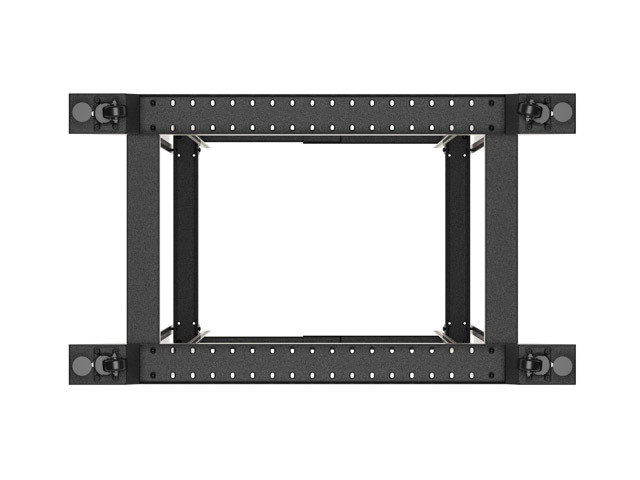 LANBERG OTVORENÝ RACK 42U 600X1000 ČIERNY 
