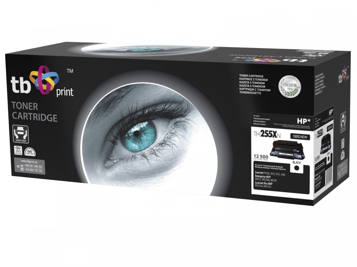 Toner TB kompatibilný s HP CE255X 100% new, Black