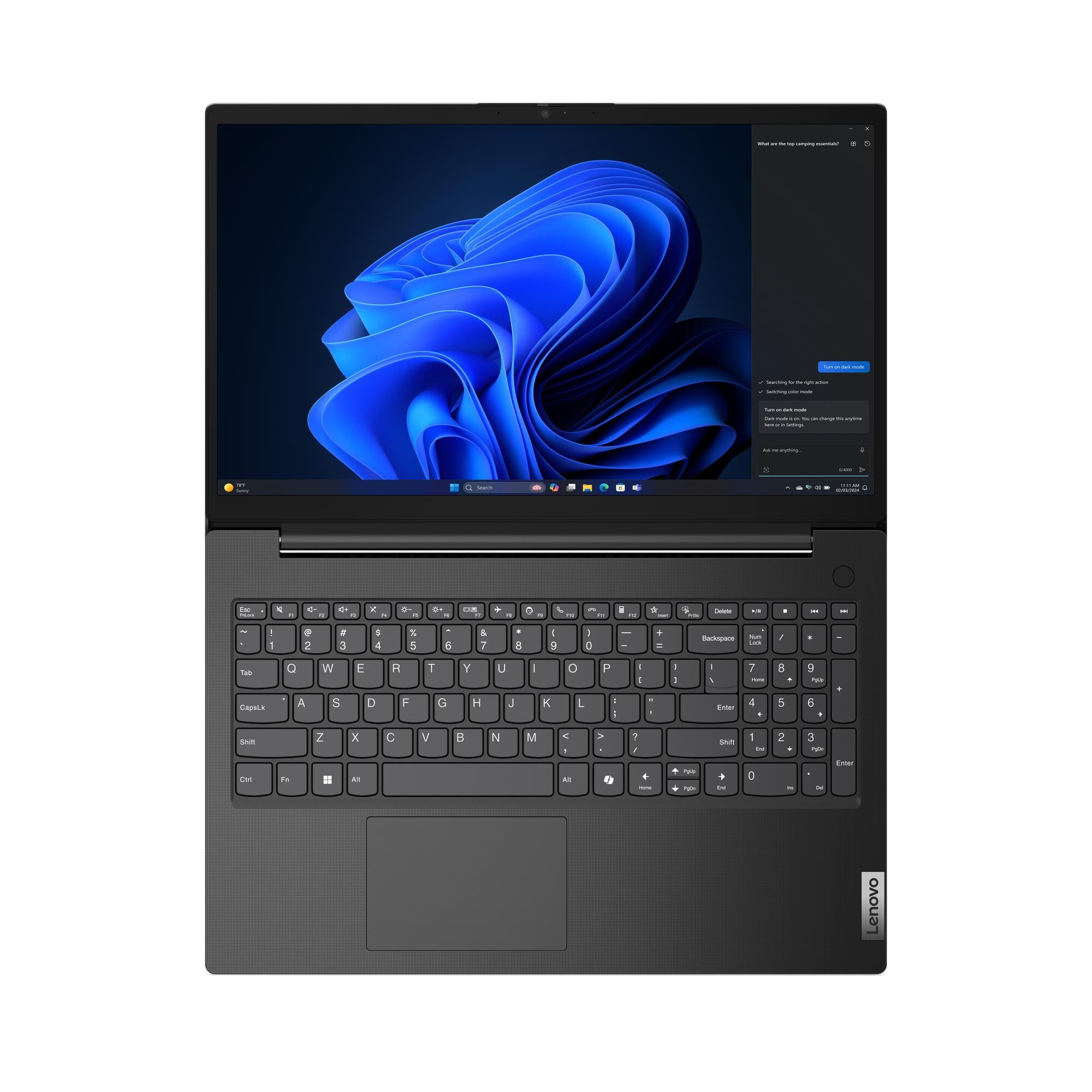 Lenovo V/ V15 G5 IRL/ 5-210H/ 15, 6"/ FHD/ 8GB/ 256GB/ Intel int/ W11P/ Black/ 2R 