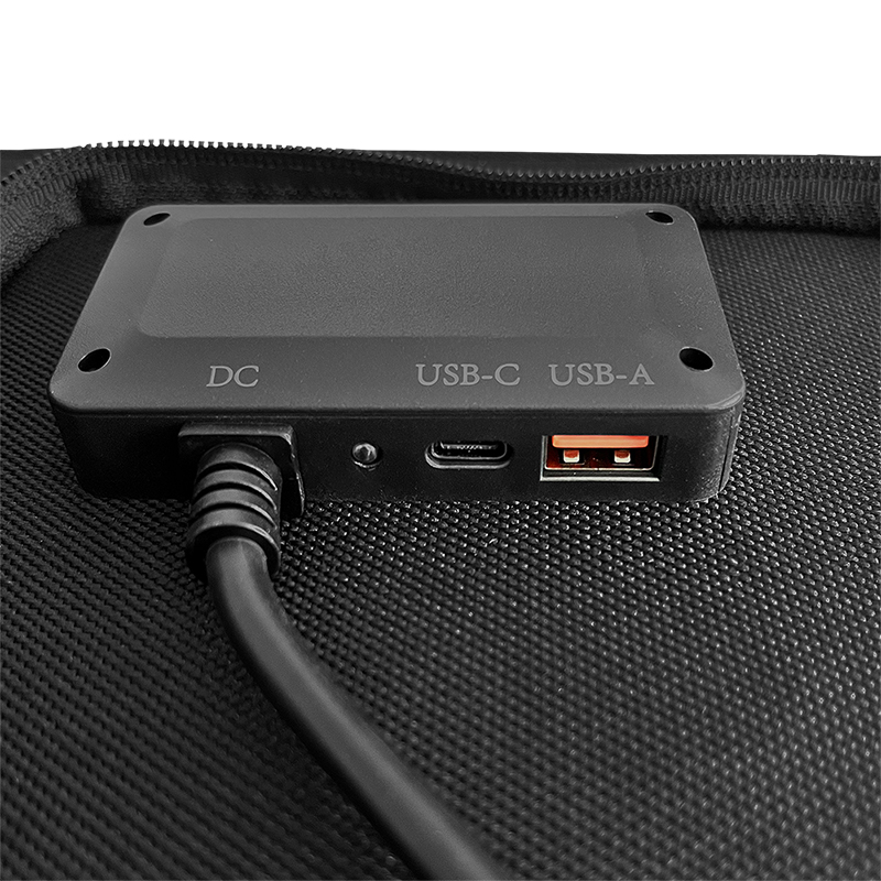 Solárny panel Viking L60 PD/ 60W výkon/ USB-A QC/ USB-C PD/  