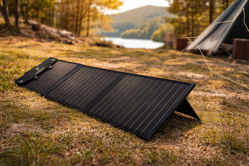 Solárny panel Viking L60 PD/ 60W výkon/ USB-A QC/ USB-C PD/  