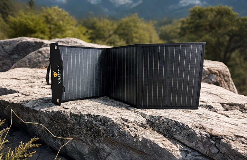Solárny panel Viking L60 PD/ 60W výkon/ USB-A QC/ USB-C PD/  