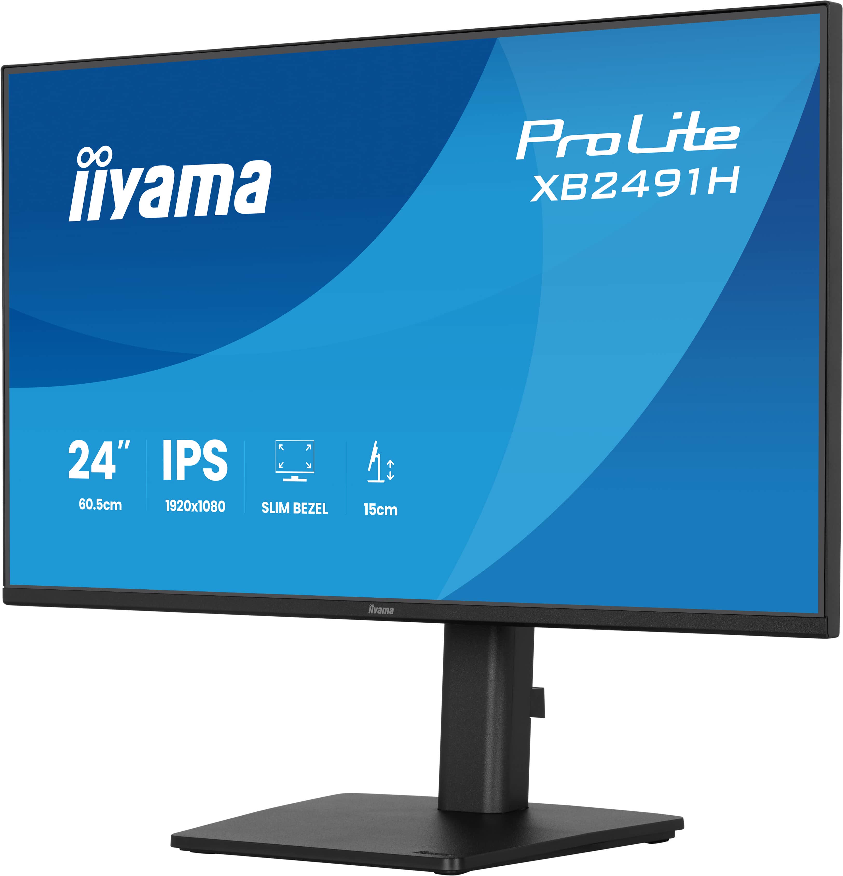 iiyama ProLite/ XB2491HS-B1/ 23, 8"/ IPS/ FHD/ 120Hz/ 1ms/ Čierna/ 3R 