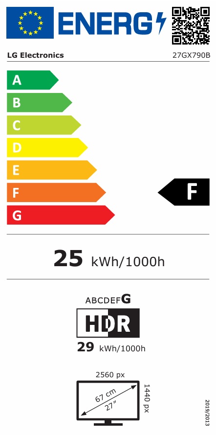 LG UltraGear/ 27GX790B-B/ 26, 5"/ OLED/ QHD/ 540Hz/ 0, 02ms/ Čierna/ 2R 