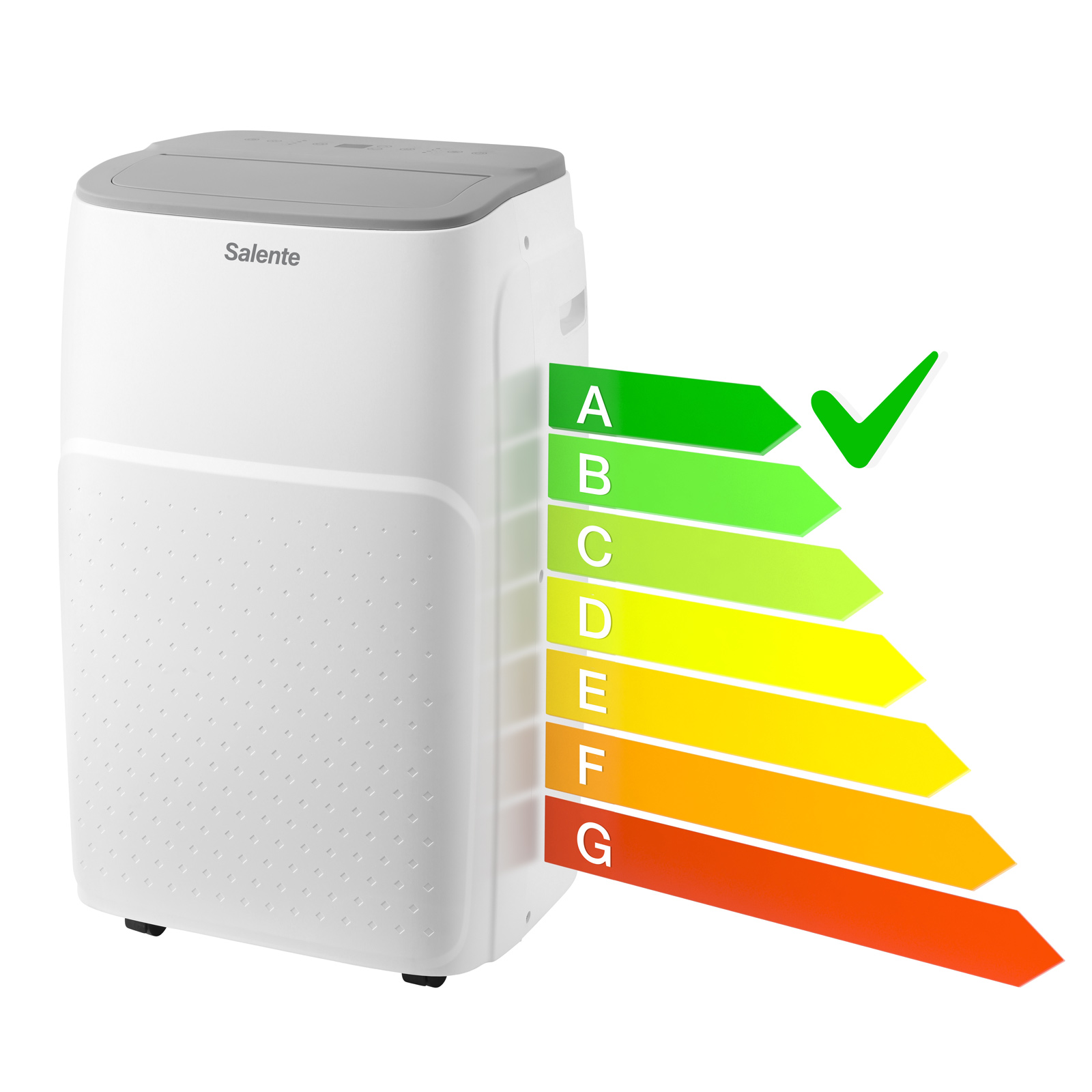 Salente SummerICE12, múdra mobilná klimatizácia, 12000 BTU, WiFi + Bluetooth, diaľk. ovl. 