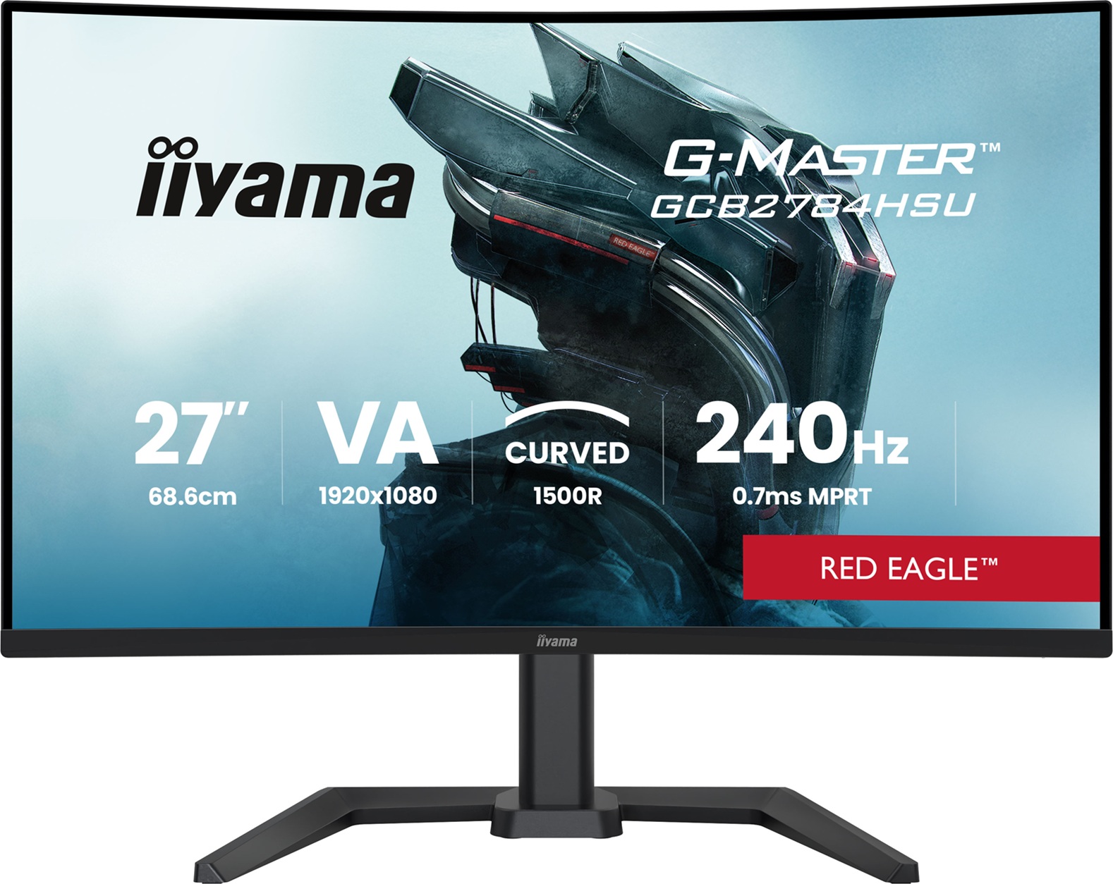 iiyama G-Master/ GCB2784HSU-B1/ 27"/ VA/ FHD/ 240Hz/ 0, 7ms/ Čierna/ 3R 