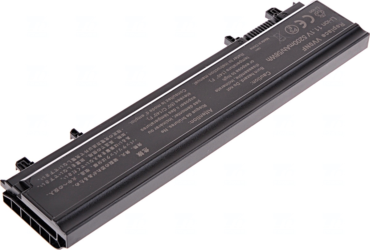 Batéria T6 Power pre Dell Latitude E5440, Latitude E5540, 5200mAh, 58Wh, 6cell 