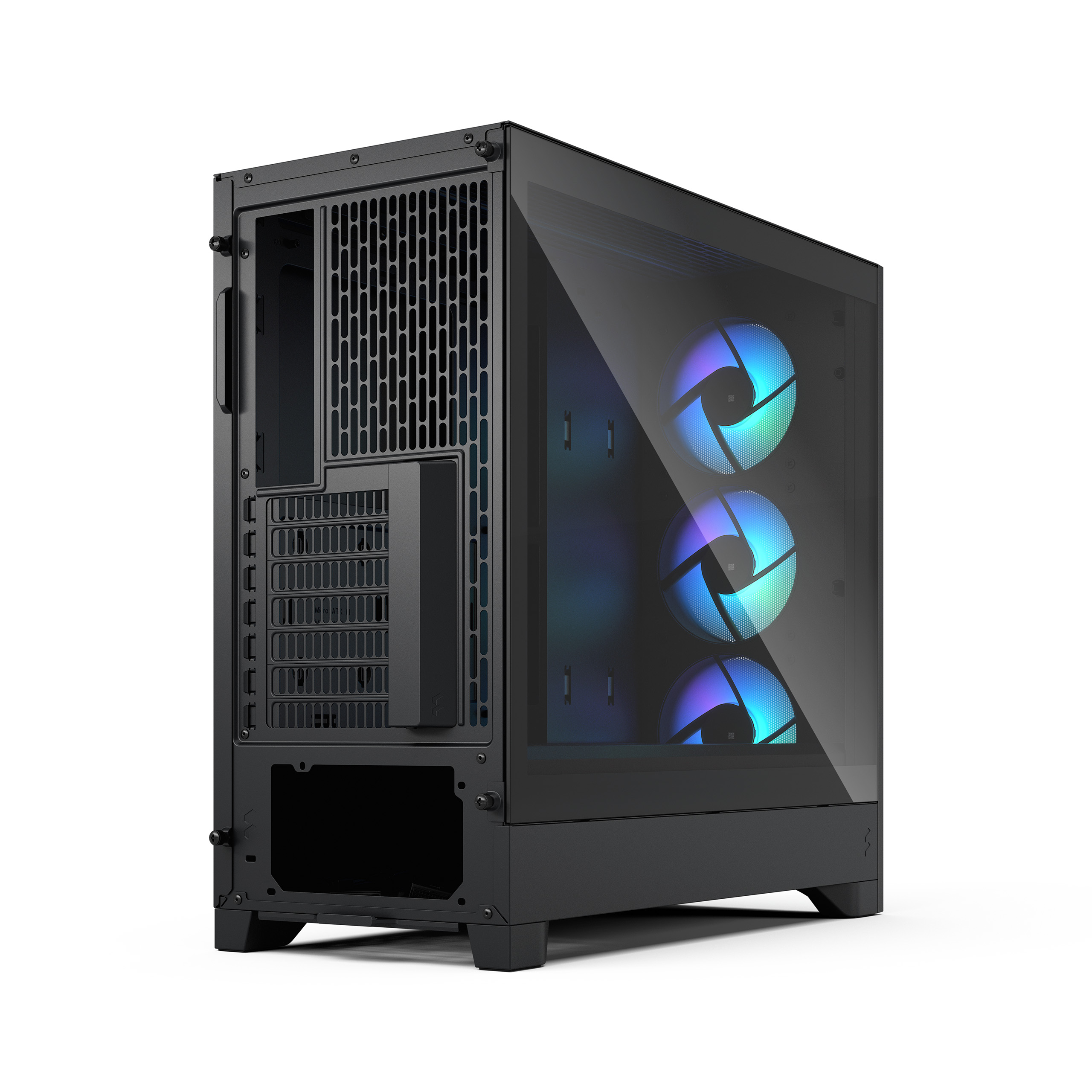 Fractal Pop 2 Air/ Midi Tower/ Transpar./ Čierna 