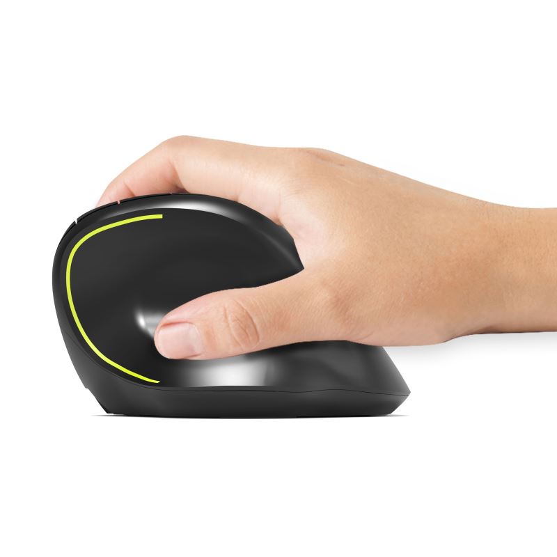 PORT CONNECT ERGO SOFT COLLECTION/ Vertikálna/ Optická/ Pre pravákov/ 1 600 DPI/ USB+BT/ Čierna 