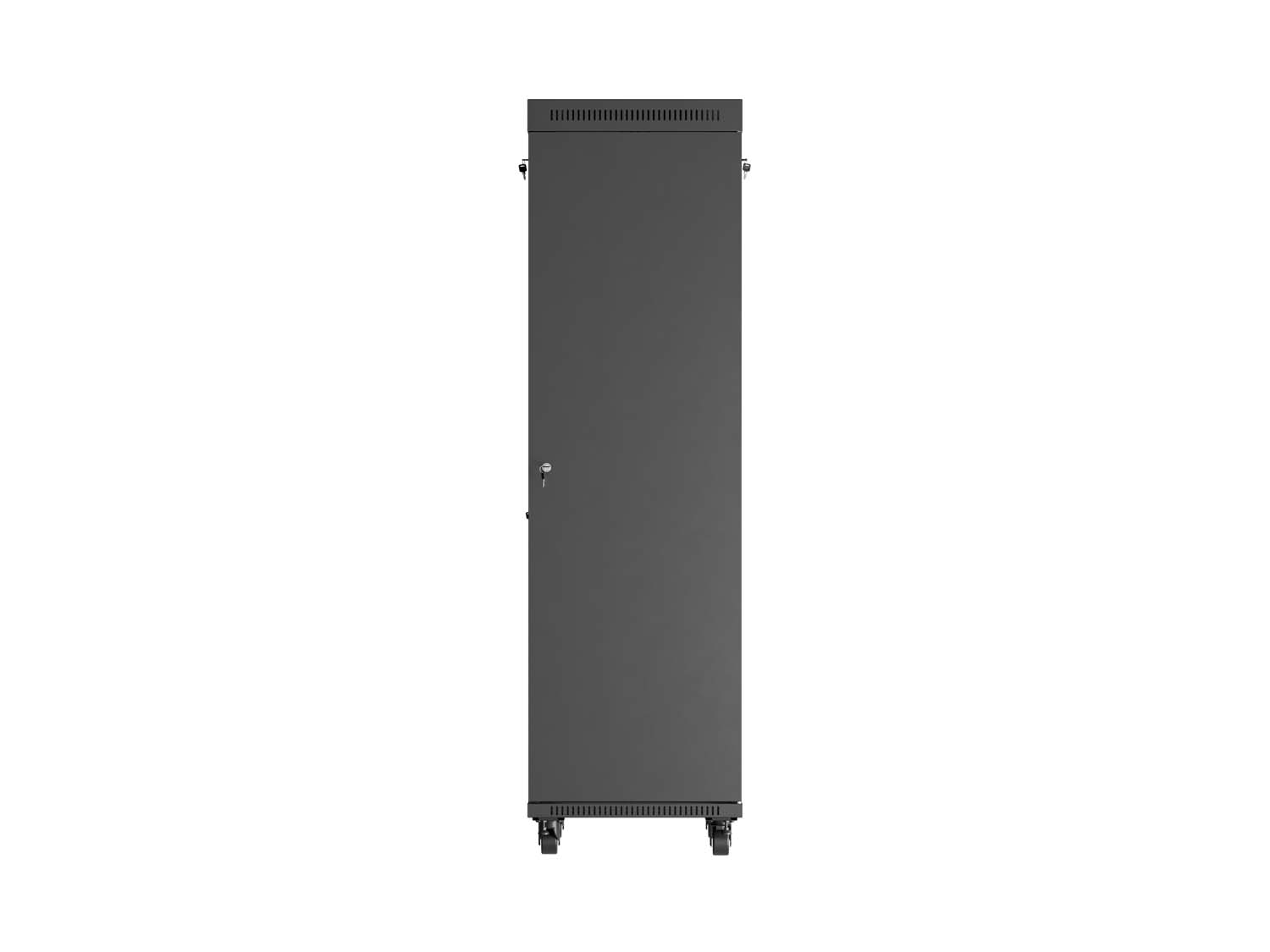 LANBERG 19" VOĽNE STOJÚCA RACKOVÁ SKRIŇA 42U/ 600X800 (FLAT PACK) S PRESKLENÝMI DVERAMI LCD ČIERNA 