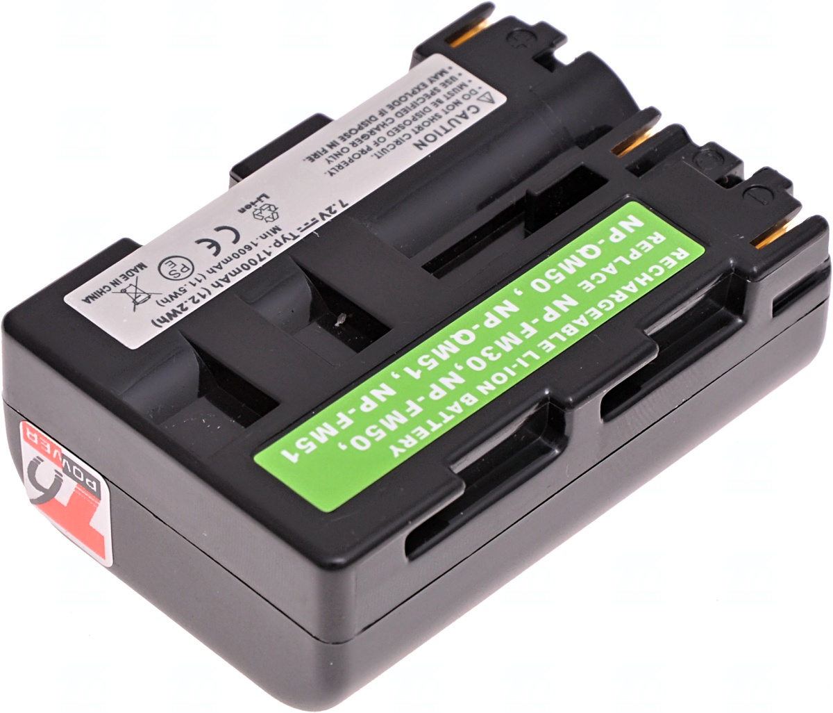 Batéria T6 power Sony NP-FM50, NP-FM51, NP-FM30, NP-QM50, NP-QM51, 1700mAh, 12, 2Wh 