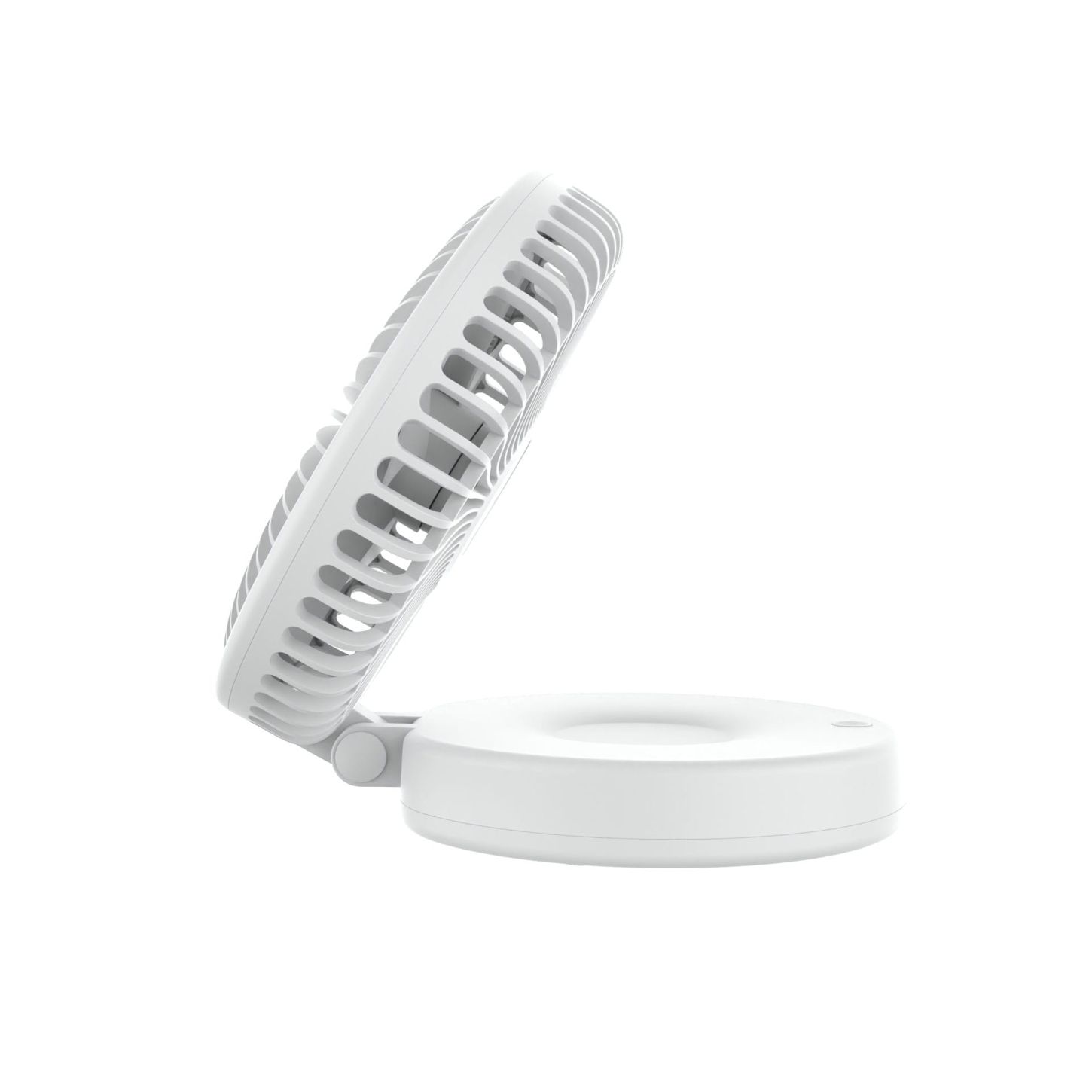Platinet PRDF0396 skladací stolný ventilátor 19 cm, akumulátor 2400 mAh, biela 