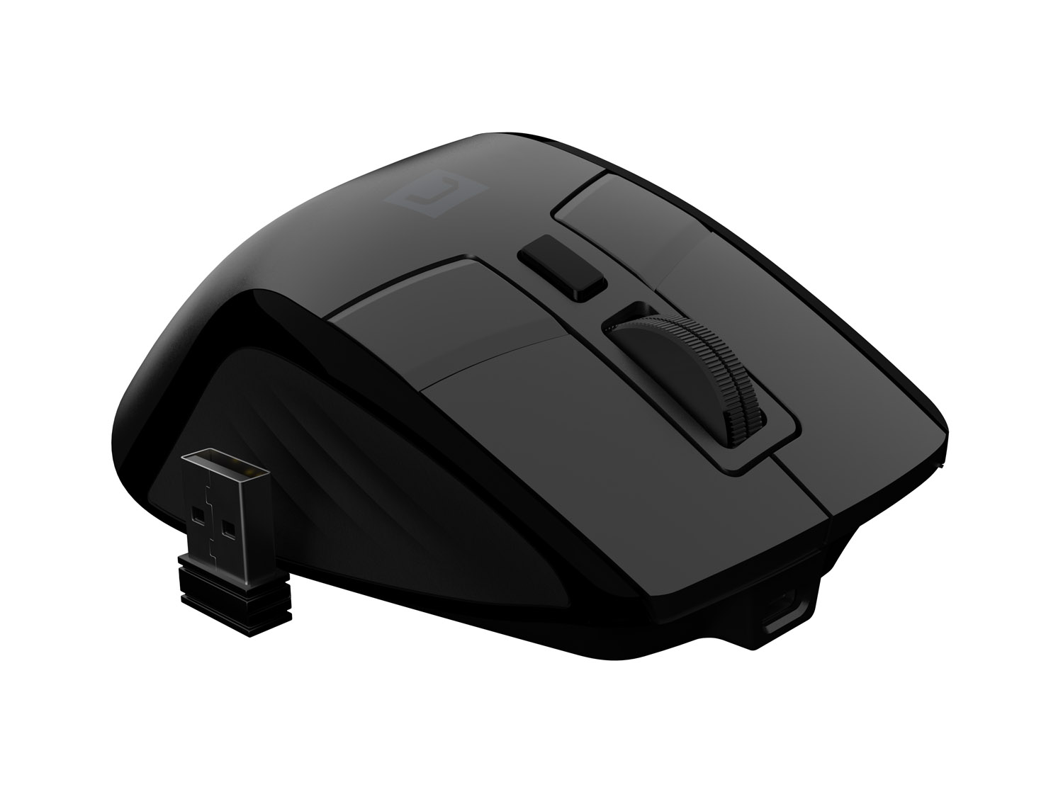 Bezdrôtová myš Natec JAGUAR PRO/ Kancelárska/ Blue Sense/ Pre pravákov/ 4 000 DPI/ USB+BT/ Čierna 