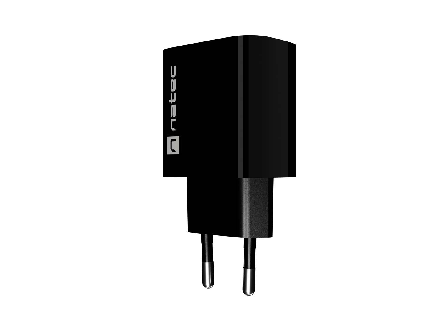Univerzálna nabíjačka Natec RIBERA 20W, 1X USB-C, čierna 