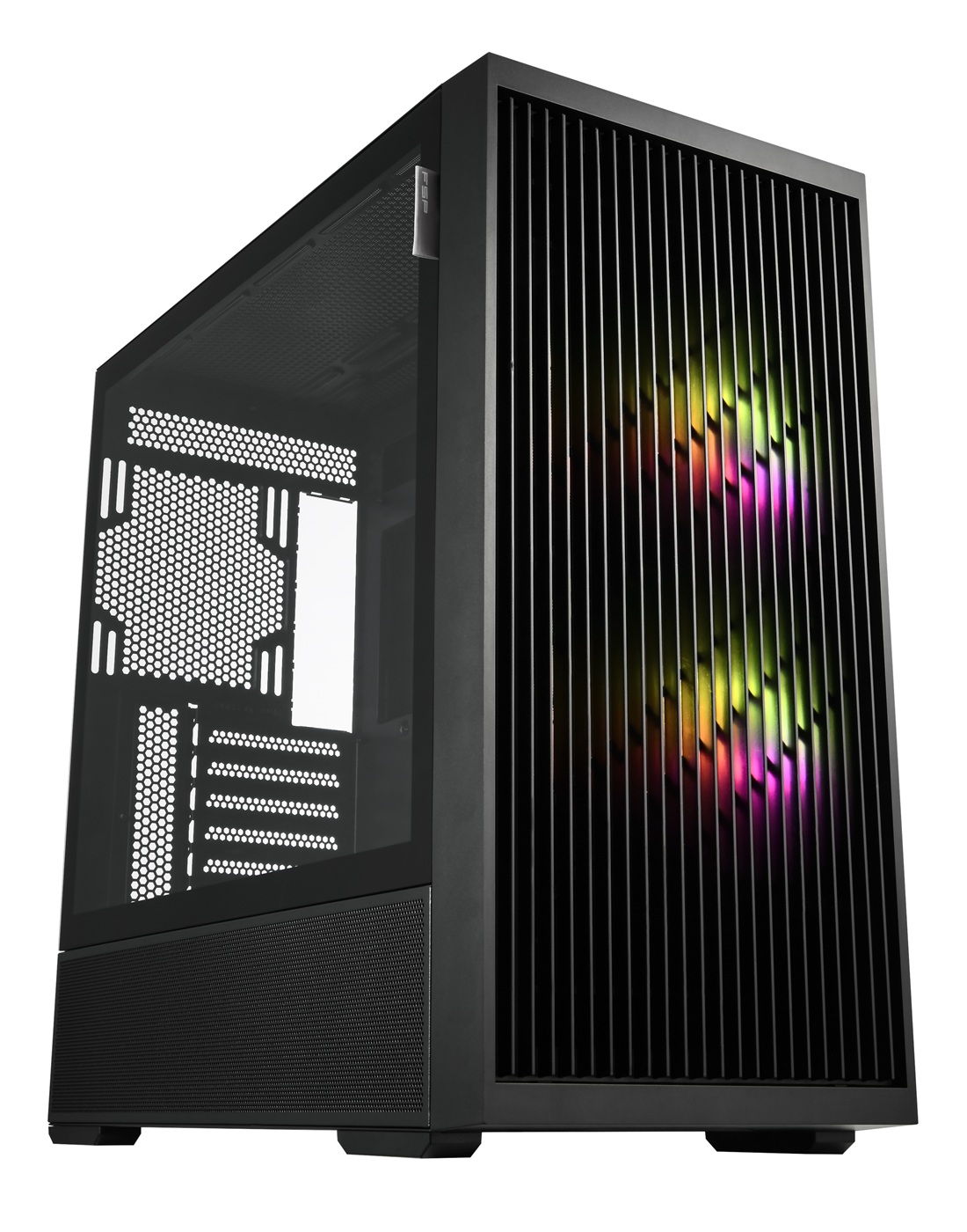 FSP M330-BA/ Midi Tower/ Transpar./ Čierna 
