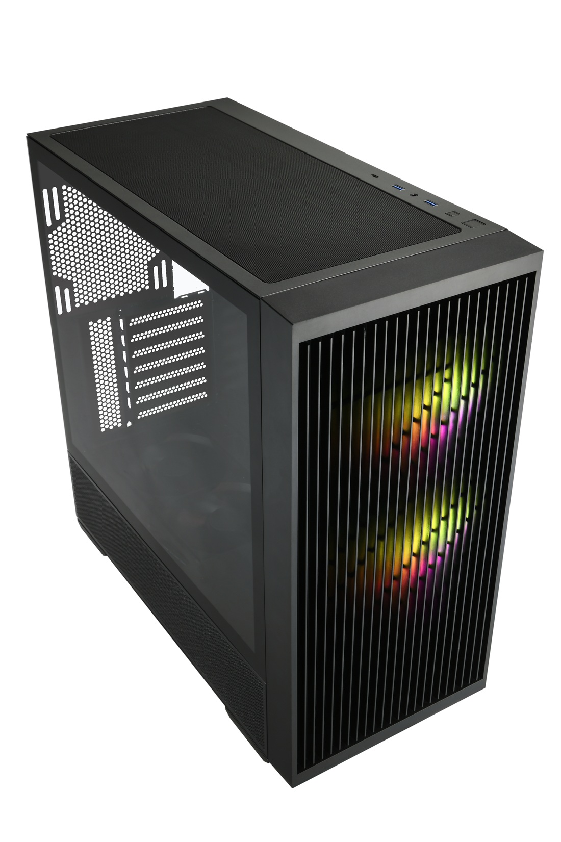 FSP M330-BA/ Midi Tower/ Transpar./ Čierna 