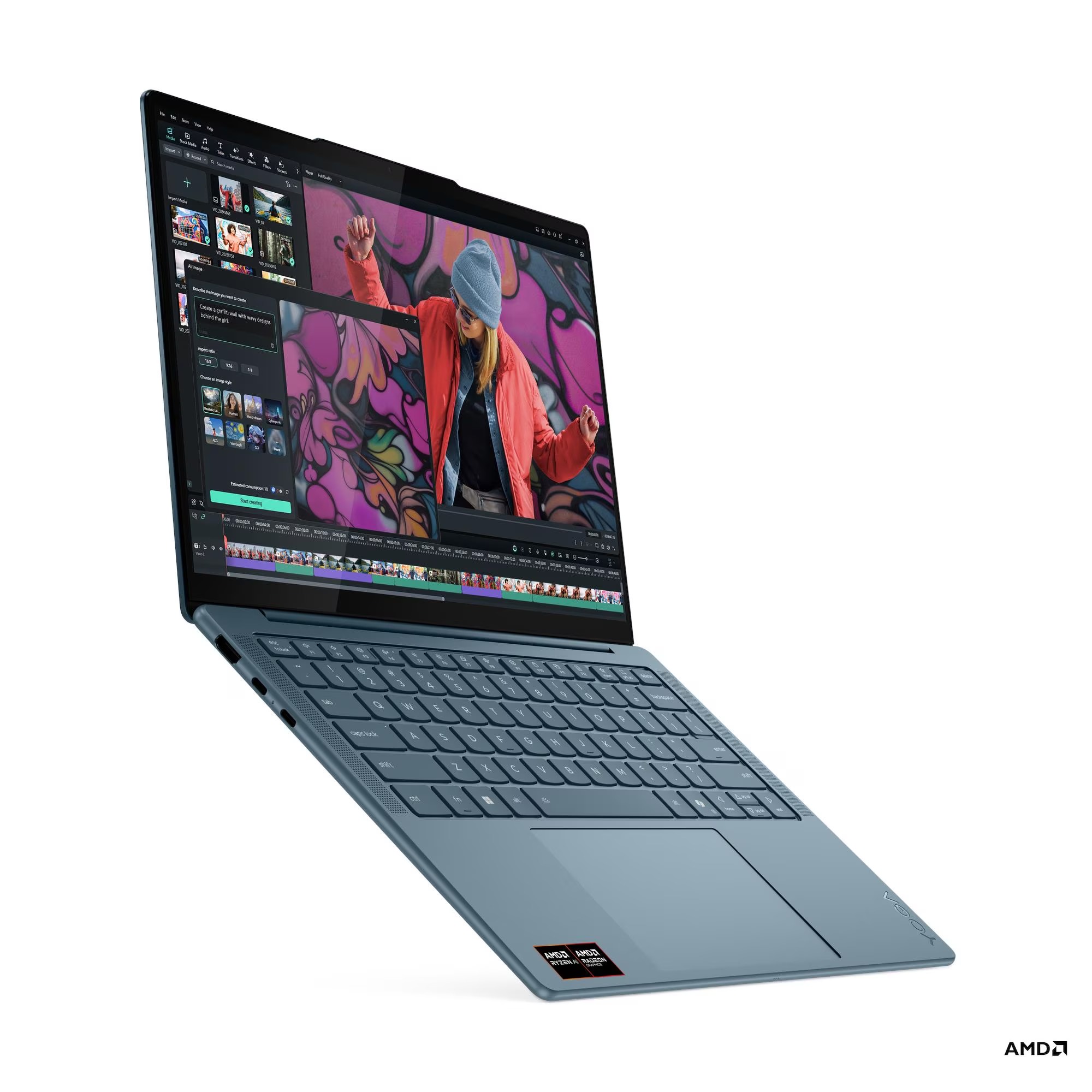 Lenovo Yoga Slim 7/ 14AKP10/ AI7-350/ 14"/ 2880x1800/ 16GB/ 1TB/ AMD int/ W11H/ Tidal Teal/ 3R On-Site 