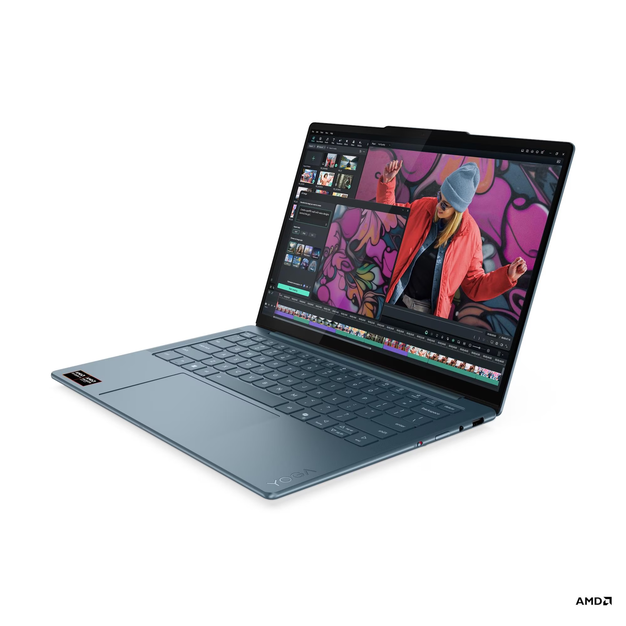 Lenovo Yoga Slim 7/ 14AKP10/ AI7-350/ 14"/ 2880x1800/ 16GB/ 1TB/ AMD int/ W11H/ Tidal Teal/ 3R On-Site 